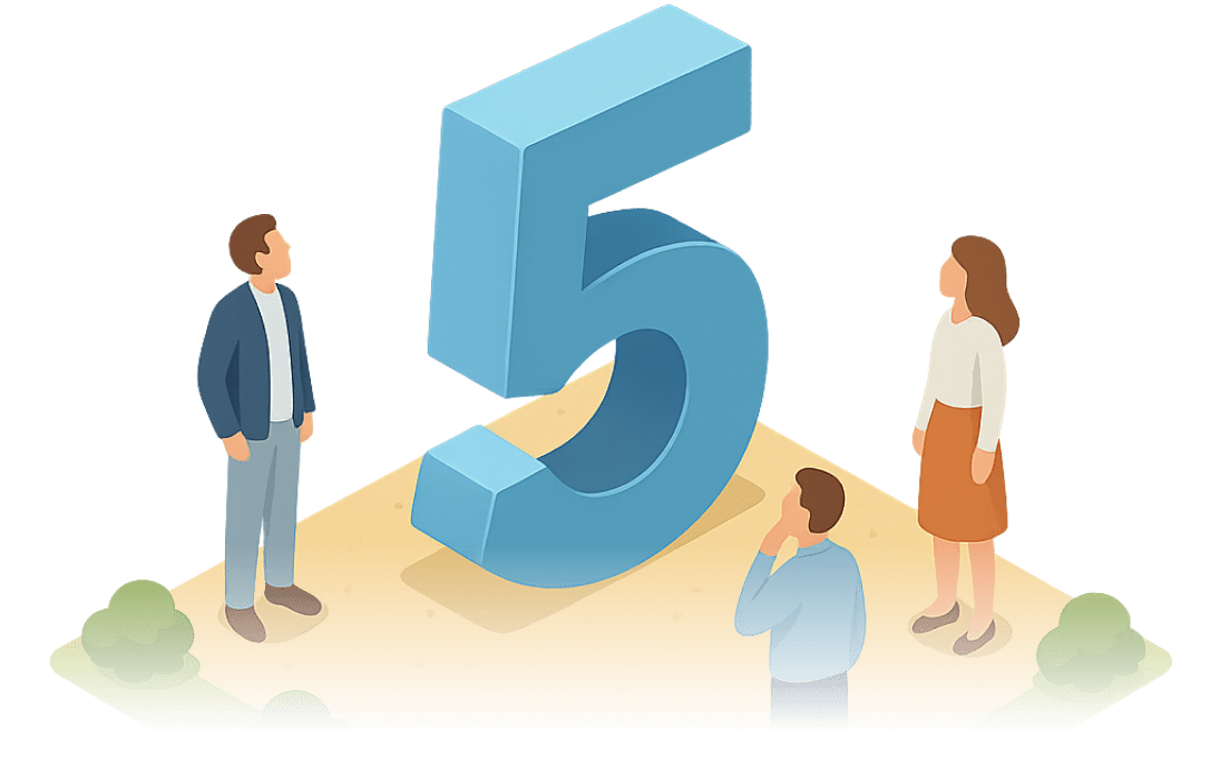 5つの価値ビジュアル